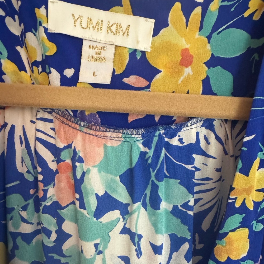 Yumi Kim Blue Floral Maxi Dress